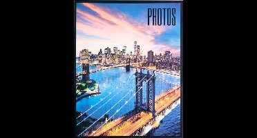 Grupo Erik Fotoalbum New York Paperback 13 X 20 Cm Blauw