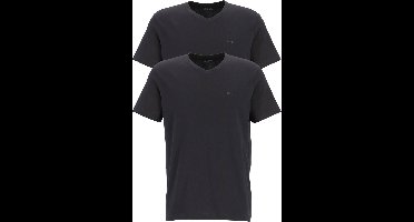 HUGO BOSS Comfort T-shirts relaxed fit (2-pack) - heren T-shirts V-hals - zwart