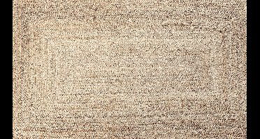 MD Entree - Design mat - Universal - Woven Square Natural - Vloerkleed - Antislip - Machine wasbaar - 67 x 120 cm