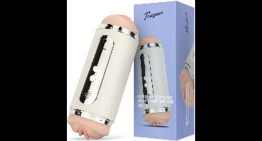 Teazers - Elektrische Masturbator - Dubbelzijdige Masturbator - Oplaadbaar - Sex Toys voor Mannen - Masturbator voor Man - Pocket Pussy - Masturbators - Wit