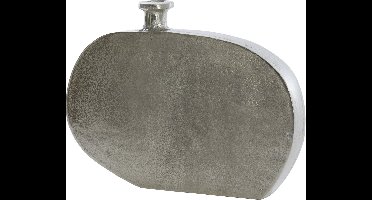 Light & Living - Vaas OBIDA - 32x3.5x30cm - Zilver