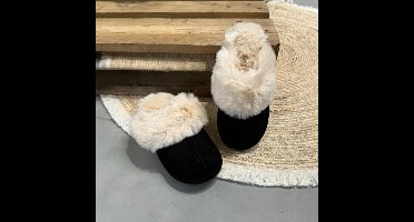 Cozy pantoffels zwart 42 / Zwart