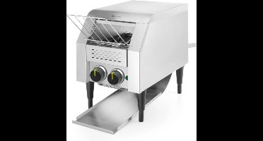 HENDI Doorloop broodrooster – instelbare snelheid – opvangbak – 288x368x410 mm