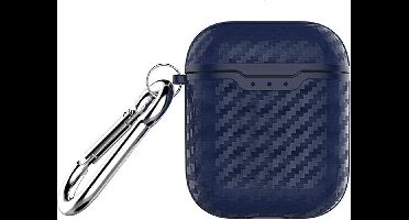 Beline AirPods Carbon Cover Air Pods 1/2 blauw/blauw