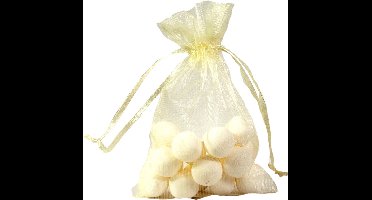 Ivoor Luxe Organza Zakjes 13x18cm 25 stuks