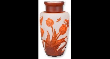 Vaas - "Tulip" - Cameo Glas - 29,8 cm hoog