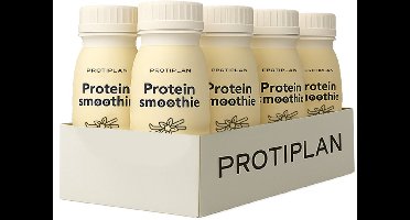 Protiplan - Tray Proteïne Smoothie Vanille - 8 x 250 ml - Voordeelpak - Ready to go proteïnedrank