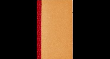 Kasboek 135x83mm 72blz 1 kolom oranje | 20 stuks