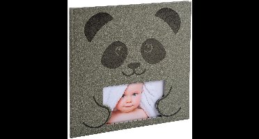 Exacompta 2x Fotoalbum boekgebonden - 30 witte bladzijden - 25x25 cm - ZEPHIRE - Grijs - 14561E