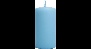 Kaars 10 cm Licht Turquoise 6 stuks