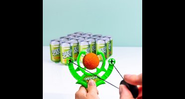 OOTB Bierblikjes drankspel - Schietspel met katapult en shotglaasjes