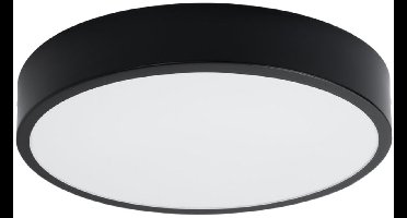 Sollux Lighting Plafondlamp Onyx - 6x40x40cm - LED - zwart - aluminium