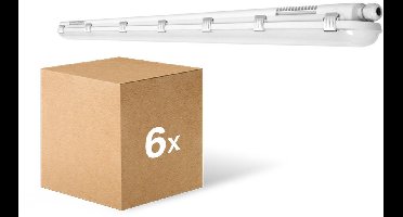 Voordeelpak 6x Ledvance LED Waterdichte Montagebalk Vochtbestendig 46W 6400lm - 840 Koel Wit | 150cm.