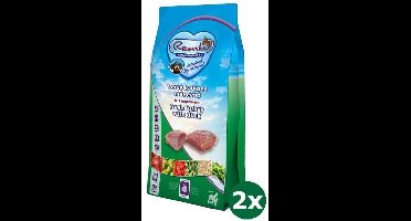 2x2 kg Renske super premium adult kalkoen / eend hondenvoer