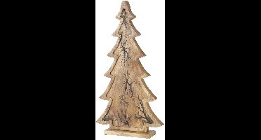 B. Decoratieve standaard Percha kerstboom van mangohout H 76,00 cm - 2005382