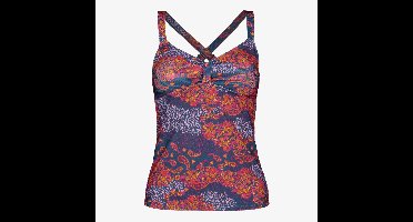 Osaga voorgevormde dames tankini print blauw - Maat L