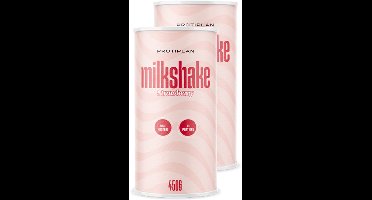 Protiplan - Proteïne Milkshake Aardbei - 2 stuks - 2 x 450 g - Eiwitdieet - Proteïneshake