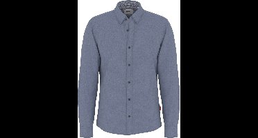 Joop! Heren Overhemd HANSON2K-W regular fit Blauw M Volwassenen