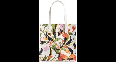 Ted Baker Handtas Flossy Floral Printed Small Icon Bag Cream Crème Kleurrijke