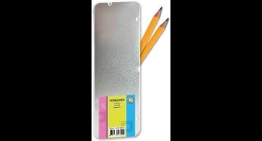 SOHO Potloden - Verschillende hardheden - HB-2B-2H - Hout - Geel - 6 Stuks