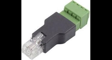TRU COMPONENTS FL-29 RJ 11 Terminal Adapter FL-29 Stekker, recht Aantal polen 6P4C 1 stuk(s)