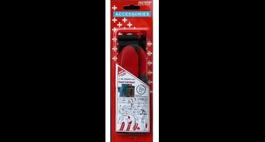 FASTECH® 690-330 Klittenband Met riem Haak- en lusdeel (l x b) 600 mm x 38 mm Zwart, Rood 2 stuk(s)