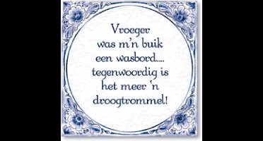 Tegels delfts blauw - Wasbord