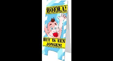 Paperdreams - Warning sign - Geboorte jongen