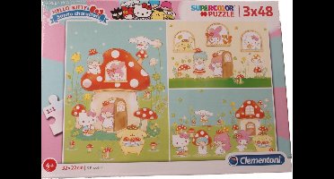 Clementoni Legpuzzel Hello Kitty Junior Karton 144 Stukjes