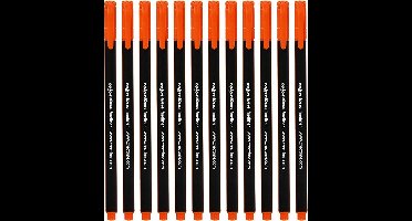 Colortime Fineliner Lijndikte 0,6-0,7 Mm Oranje 12 Stuks