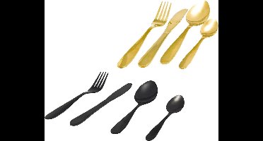 Tavola Bestekset Hoge Kwaliteit Roestvrij Staal - 16 Delig - Goud