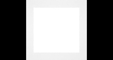 Passe-Partout Fotomaat 15x15 cm - Lijstmaat 20x20 cm - Wit - Museumkarton - Fotolijst niet inbegrepen