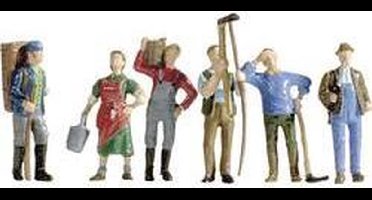 NOCH 36614 N Wijnboeren figuren Geverfd, Staand