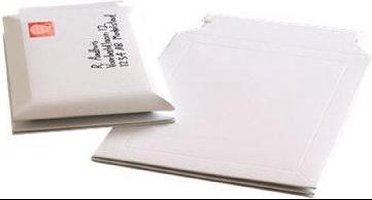 Raadhuis akte envelop - 176x250mm - karton - wit - met plakstrip - 5 stuks - RD-303100-5