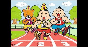 Studio 100 Legpuzzel Bumba Atletiek 33 X 23 Cm Blauw 20 Stuks