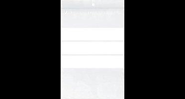 Raadhuis gripzak - 40x60mm - met schrijfvlak - 100 stuks - RD-341110