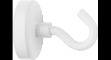 Westcott magneet - met haak 48mm - wit - trekkracht +/- 60kg - AC-E10829