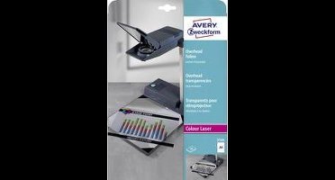 Avery-Zweckform 3566 Folie voor overheadprojectoren DIN A4 Laser (zwart/wit), Laser (kleur), Kopiëren (zwart/wit), Kopi