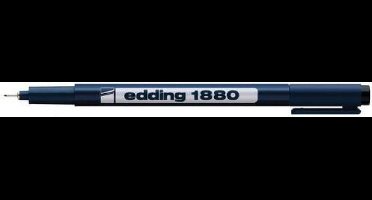 edding-1880 drawliner 0.2 zwart 10ST 0,3 mm / 4-188002001