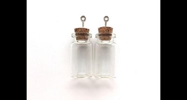 Mini glass bottles 22x40mm (2)