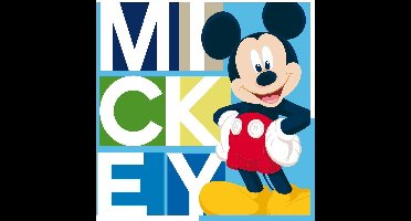 Carbotex Sierkussen Mickey Mouse Junior 40 Cm Polyester Blauw