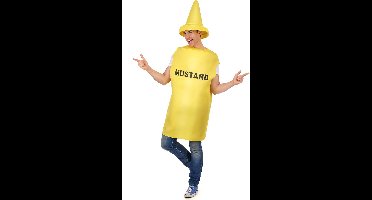 Mosterd fles kostuum voor volwassenen  - Verkleedkleding - One size