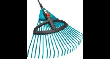 GARDENA Combisysteem Bladhark Hark - Werkbreedte verstelbaar van 35 tot 52cm - excl. steel