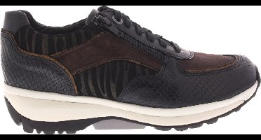 Dames Veterschoenen Xsensible Lucca Black Combi Zwart - Maat 38