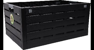 Niceey Vouwkrat - Klapkrat - 60L - Recycled Materiaal - 59x40x28 cm - Zwart