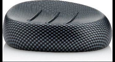 Moiree Zeepschaal - Zwart - Kela