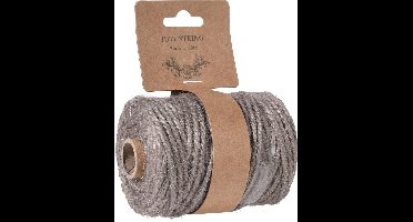 Lint jute 3ass maat grijs
