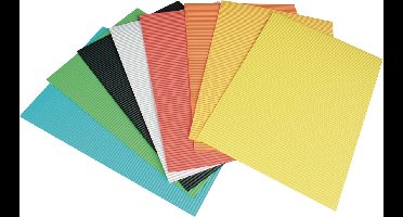 Stylex Hobbyblok Golfkarton A4 8 Vellen