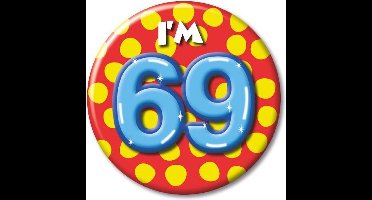 Button klein - i'm 69 Leeftijd Fun gifts