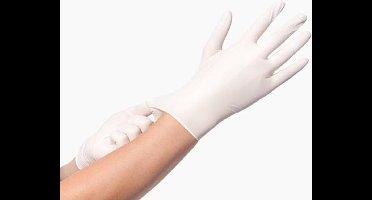 Comforties Nitril handschoenen (soft nitril) Basic wit 100 stuks Maat: S Comforties - Blauw - Nitril